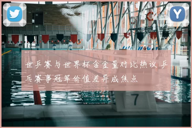 世乒赛与世界杯含金量对比热议 乒乓赛事冠军价值差异成焦点